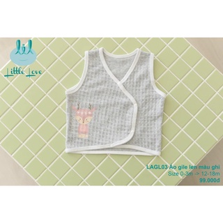 Áo gile len cho bé sơ sinh đến 18m Little Love