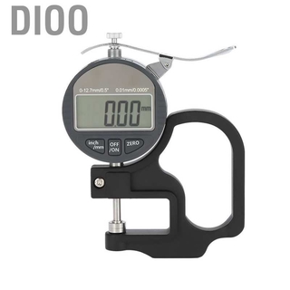 Dioo Máy Đo Độ Dày Điện Tử Dio 0-12.7mm Màn Hình LCD 0.01mm Đa Năng