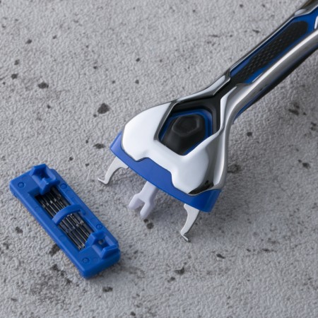 Dao Cạo Râu 5 Lưỡi Kép Kai Razor 5 Blade 0607-GA0014X4 Màu Xanh