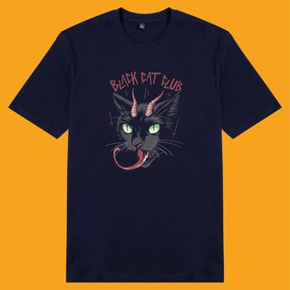 Áo thun unisex áo nam áo nữ cotton in hình Cat Lover series - Black Cat Club (nhiều màu)