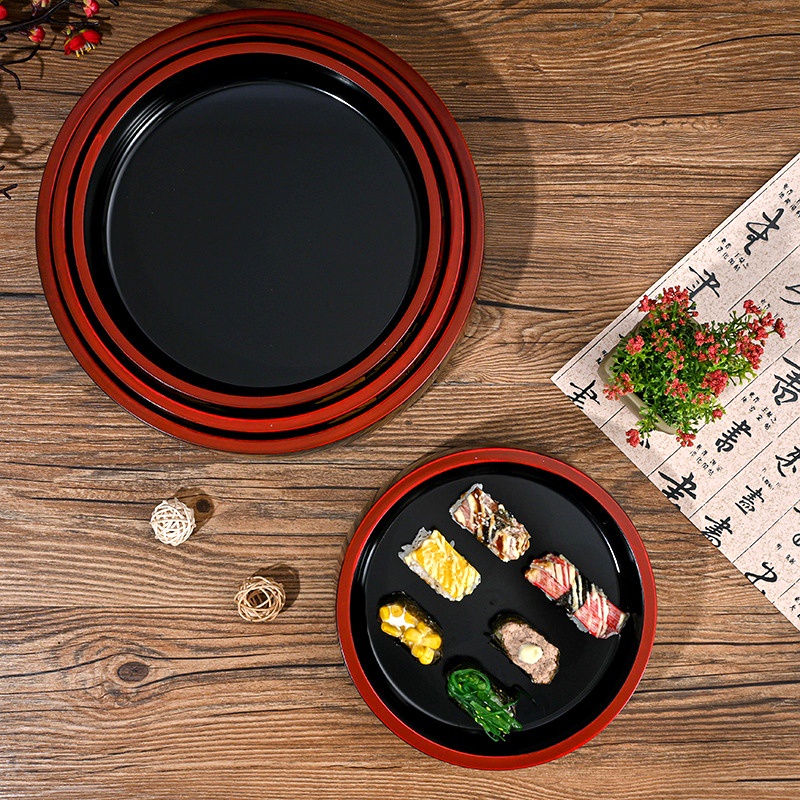 [CHUYÊN BẾP NHẬT] Khay tròn Nhật/khay tròn sushi Nhật