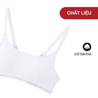 Áo lót bé gái cotton sạch an toàn cho da bé, kháng khuẩn, thấm hút mồ hôi Pied Clair Gunze PCD1