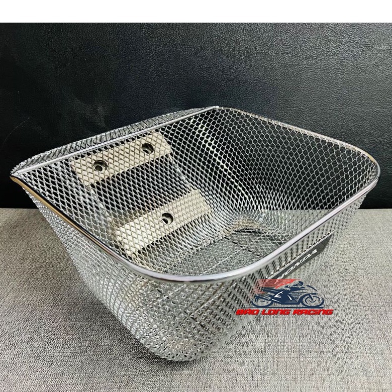 Rổ Lưới XIKEN inox Sáng Bóng gắn xe máy Wave RS mẫu Thái Siêu Rẻ Đẹp ...