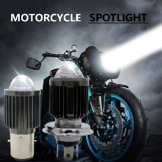 Đèn Pha LED BA20D H4 2000lm Siêu Sáng Màu Trắng Chuyên Dụng Cho Xe Máy Scooter