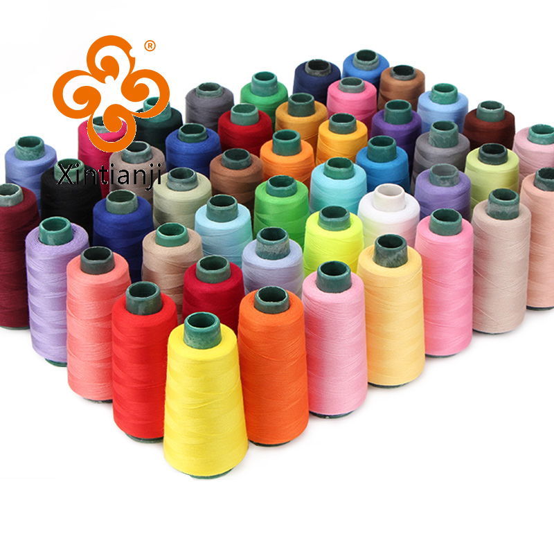 2500 Yards Polyester Chỉ May Nhiều Màu Sợi Máy 40s / 2 Sợi Cross-Stitch Thêu Đồ Gia Đình Thủ Công DIY Phụ Kiện TJ1606