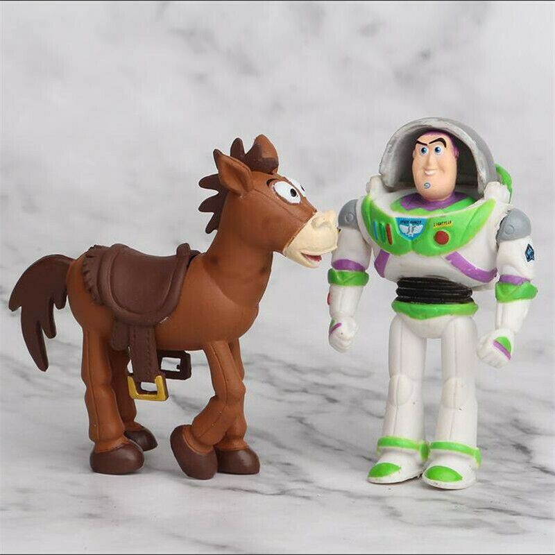 [Sẵn sàng] 4 Đồ chơi hộp bánh Topper hình hành động Woody Lightyear Rex Alien 7 CÁI