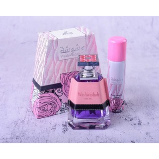 washwashah 100ml có tặng kèm chai xịt body - Nước Hoa Dubai nội địa Chính hãng - tinh dầu thơm Dubai giá sỉ