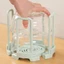 Giá úp chén nhanh khô ráo bằng nhựa có thể mở rộng tiện dụng 16x14cm