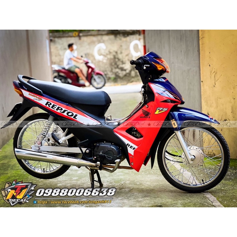 Tem xe Wave Alpha - Tem rời Repsol | Shopee Việt Nam