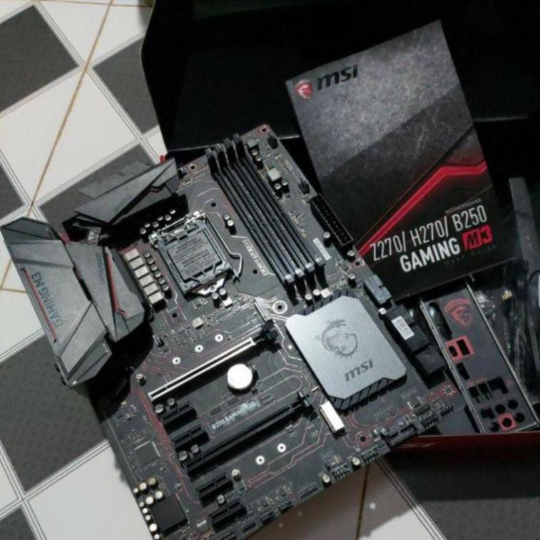 main b250, main h110,b250,Mainboard MSI B250 GAMING M3 kèm chặn, main ...