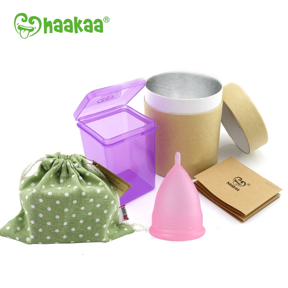 Mô tả Cốc nguyệt san cao cấp thân ngắn Flowcup Haakaa. Chất liệu silicone cao cấp, an toàn - 2