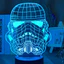 ST2 Chiến Tranh Giữa Các Vì Sao Master Yoda 3D Đèn Led Văn Phòng Tại Nhà Bàn Acrylic Đèn 7 Màu Pin USB Acrylic Ánh Sáng Quà Tặng Halloween T