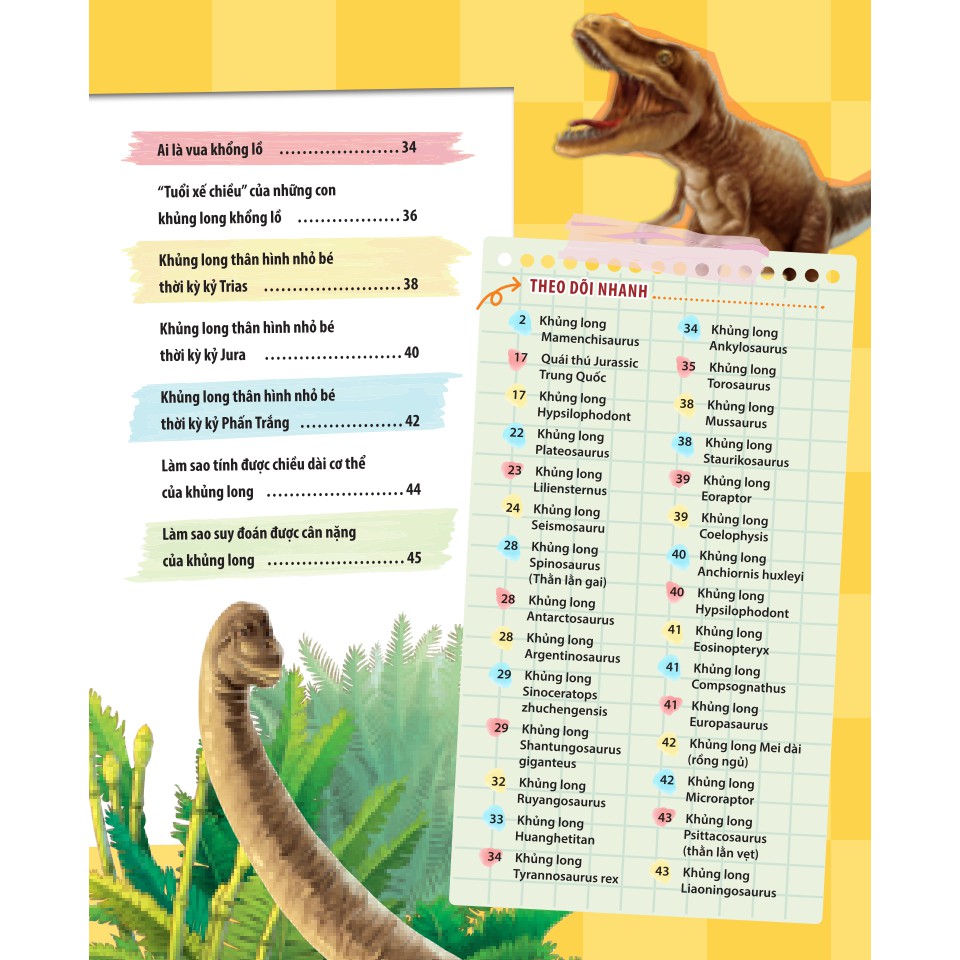 Ảnh Sách-Kiến thức về khủng long-Cổ khủng long Mamenchisaurus dài bao nhiêu?Cơ thể khủng long chứa đầy bí mật 2
