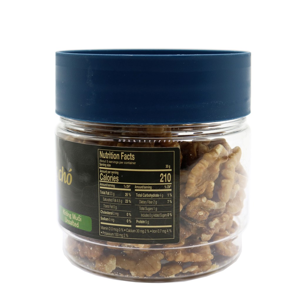 LAFOOCO Nhân óc chó Mỹ sấy không muối 140g