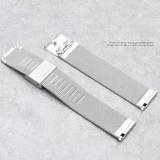 Dây Đeo Thay Thế Chất Liệu Thép Không Gỉ Thời Trang Cho Đồng Hồ Thông Minh 0.4 16/8/20/22mm