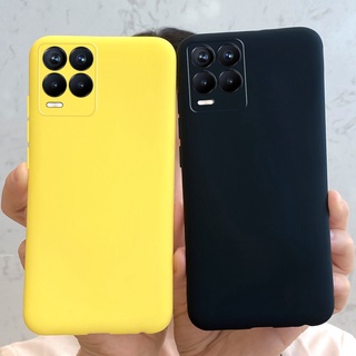 Ốp Điện Thoại Silicon Dẻo Mềm Màu Vàng Đen Cho Realme 8 2021 Realme 8 Pro Realme 8 4g Realme8 Pro 8pro 6.4 Inch