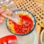 Combo bánh tráng phơi sương chấm sốt ớt siêu cay Mạnh Hùng