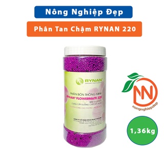 Phân RYNAN 220 Hộp 1,25kg | NPK 12-12-20+TE | Phân Tan Chậm Dành Cho Lan, Hồng, Kiểng, Bonsai