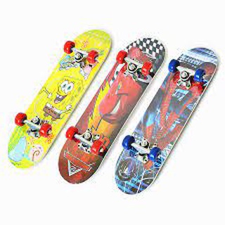 Ván Trượt Patin Trẻ Em Cao Cấp , Ván trượt trẻ em gỗ phong ép 7 lớp dài 60cm ván trượt thể thao hình siêu nhân #