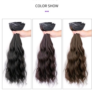 Set Tóc Giả Xoăn Sóng 3 Mảnh, Làm Dày Tóc Như Tóc Thật HaminStore