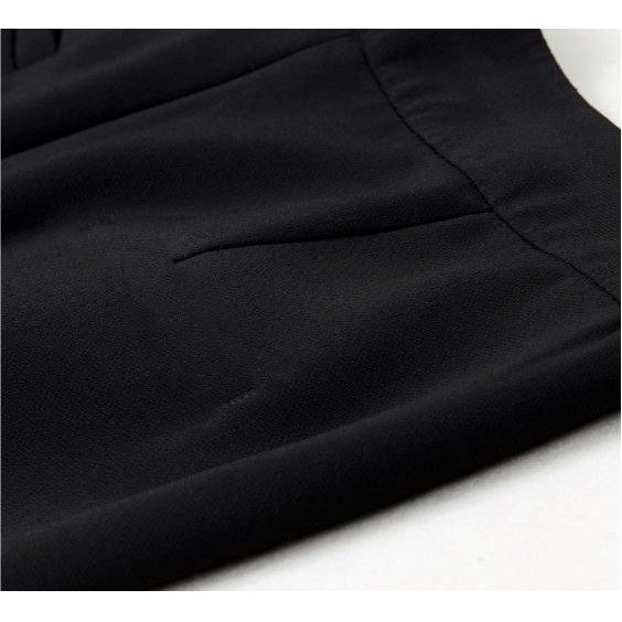 Quần Baggy Cao Cấp vải Đen Trơn Form Dáng Chuẩn QBG89
