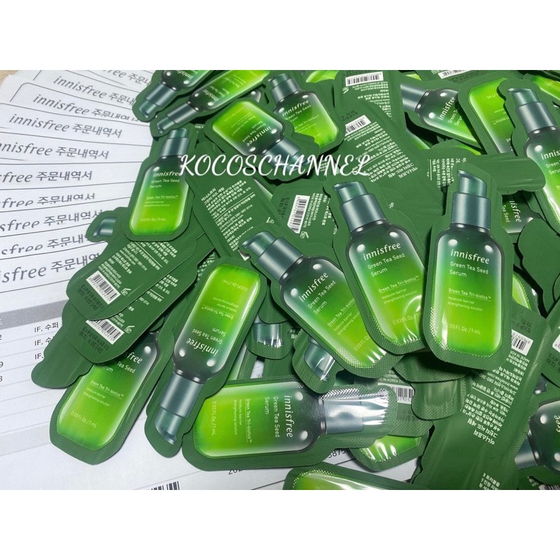 Tinh chất trà xanh green tea seed serum innisfree sample 1ml | Shopee ...