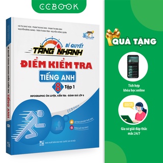 [Outlet S2] Sách - Bí quyết tăng nhanh điểm kiểm tra Tiếng Anh 8 Tập 1 | WinBook