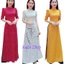 Áo dài truyền thống chấm bi tay phồng lụa hàn châu