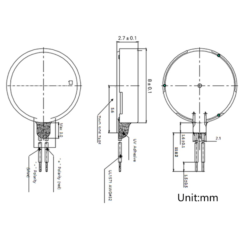 SHI 12000rpm Flat Coin Micro DC Động cơ rung cho máy tính bảng Máy nhắn tin di động Pho