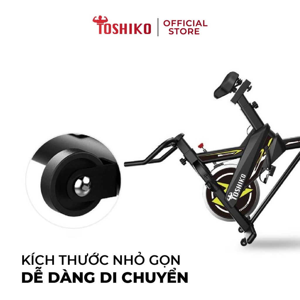 Mô tả Xe đạp tập thể dục thể thao tại nhà TOSHIKO X9 cao cấp cảm biến nhịp hàng chính hãng tim bảo hành 3 năm - 4