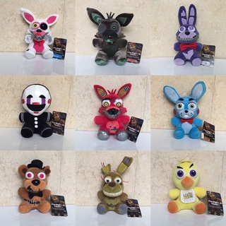 Đồ chơi nhồi bông Freddy Bear Foxy Bonnie trong game kinh dị Five Nights at Freddy's