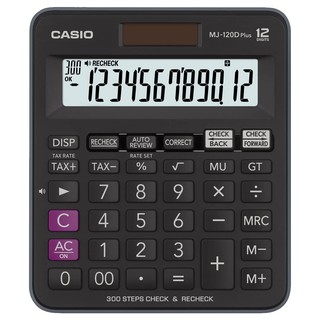 Máy Tính Casio MJ-120D Plus Màn Hình Lớn - Hiển Thị Số Chuẩn Việt Nam, Kiểm Tra Sai Sót Cực Nhanh