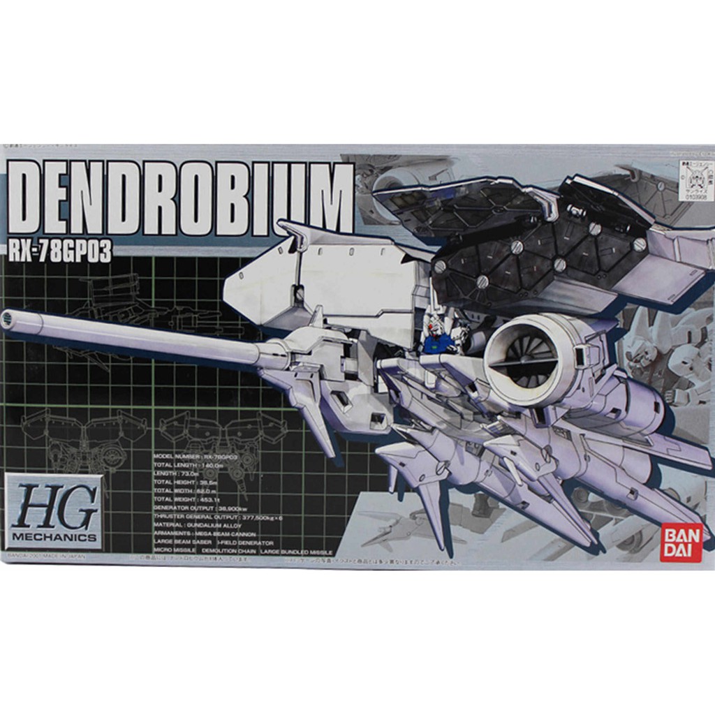 Đồ chơi lắp ráp Anime Nhật Bandai Gundam HGMechanicGP 03 RX-78 GP03 ...