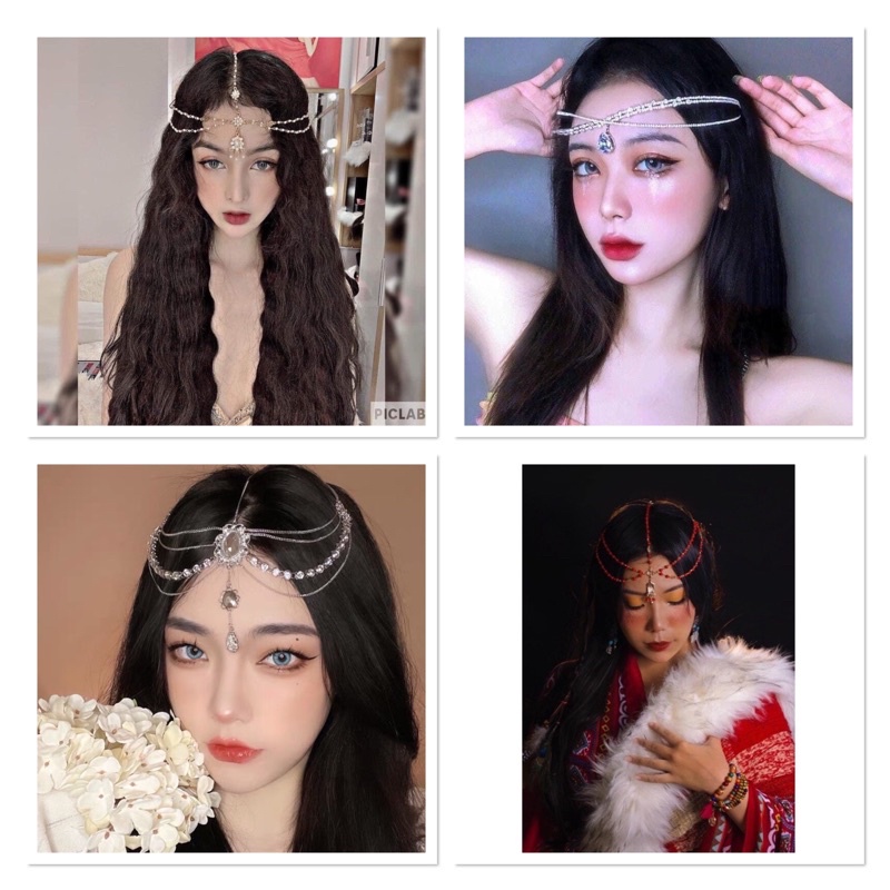 Vòng Đội Đầu Boho Vintage Chụp Ảnh - Cosplay Thời Trang Nữ