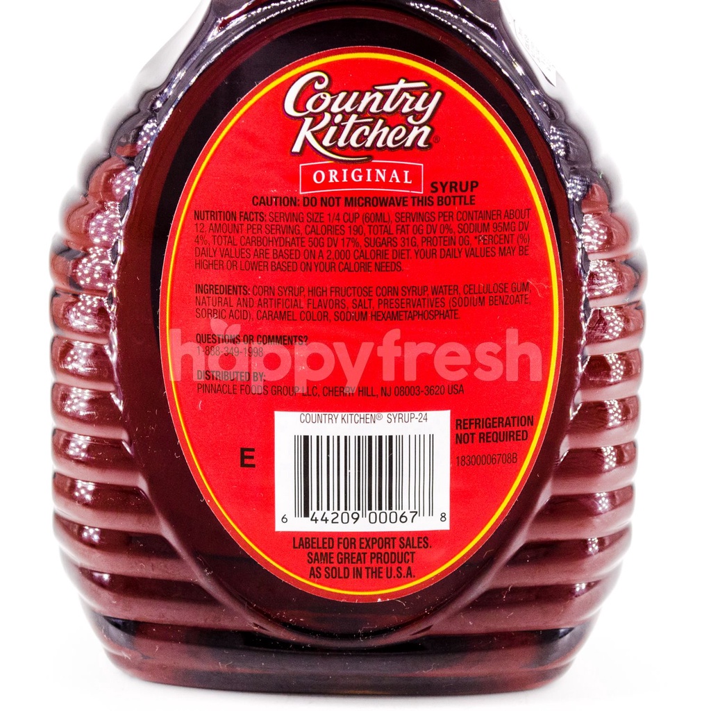 Sirô Nguyên Bản Country Kitchen - Country Kitchen Original Syrup 710ml ...