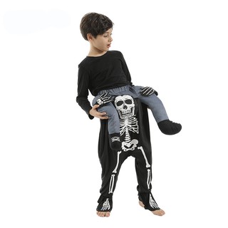 Bộ xương hài hước Nam Trang phục hóa trang Halloween cho trẻ em và người lớn, lễ hội, trang phục ma, trang phục dự tiệc.