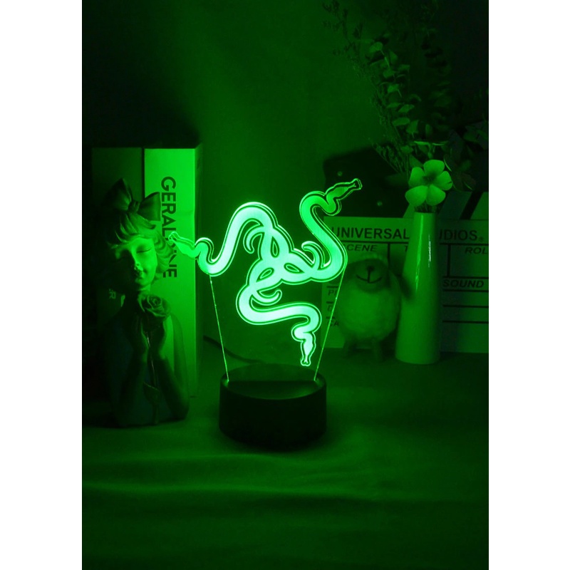 Đèn led để bàn trang trí logo rắn | Shopee Việt Nam