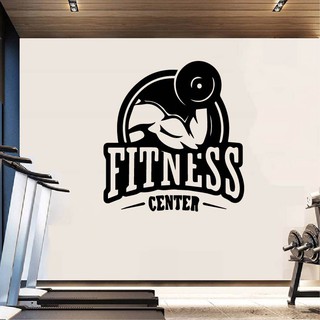 Decal Trang trí, tạo động lực cho khách tập trong Phòng GYM P5