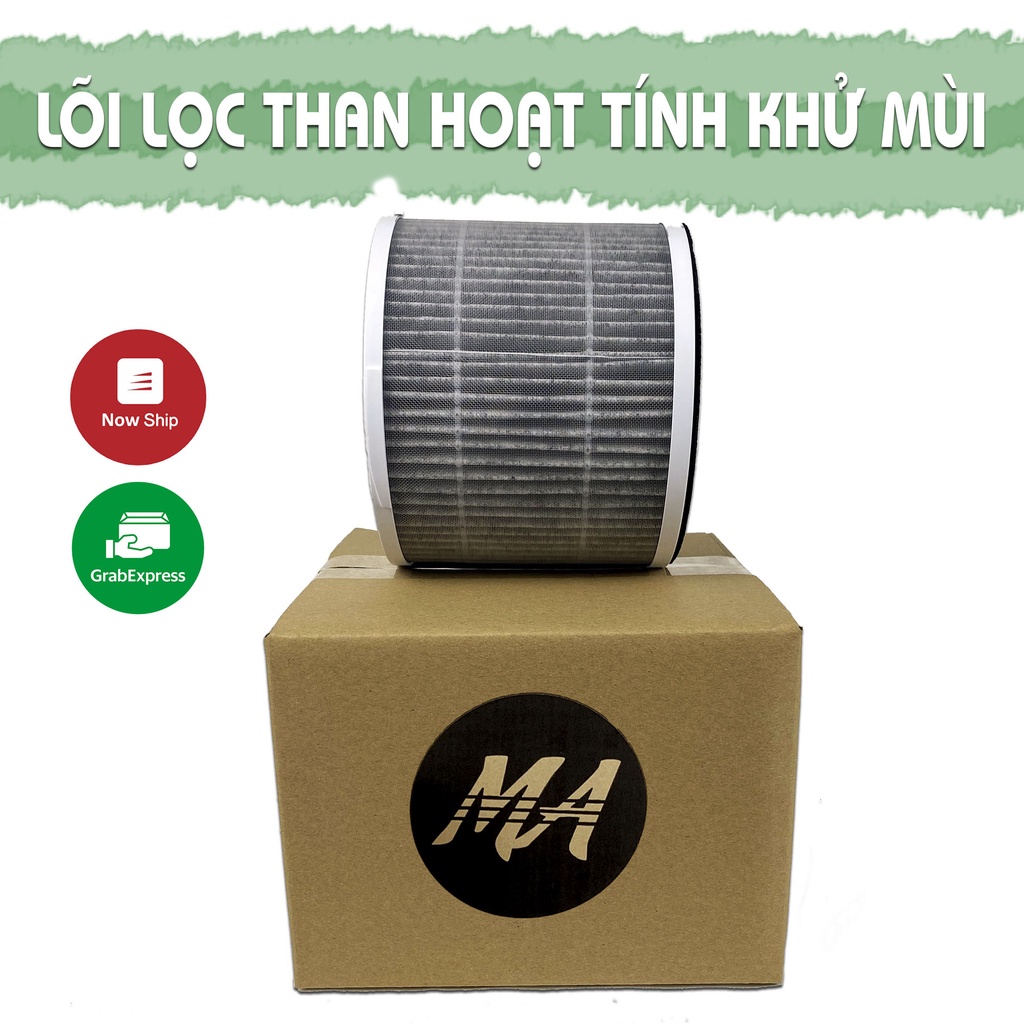 Ảnh Combo 2 màng lọc không khí MAX AIR loại than hoạt tính Carbon khử mùi, lọc bụi mịn, lọc sạch lông chó mèo 4