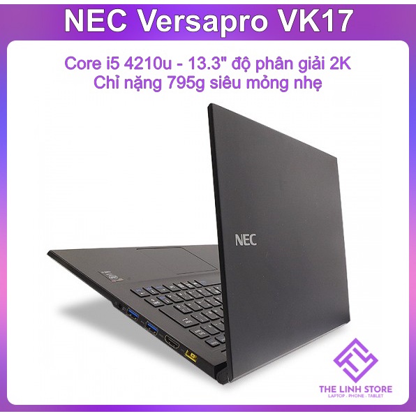 【軽量・高解像度】 VersaPro VK17T/GS-J Core i5 NEC超軽量ウルトラブック】【おまけ付】VersaPro VK17T/GS-J