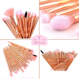 Bộ 20 cọ trang điểm cá nhân giá rẻ phong cách Ombre đổi màu