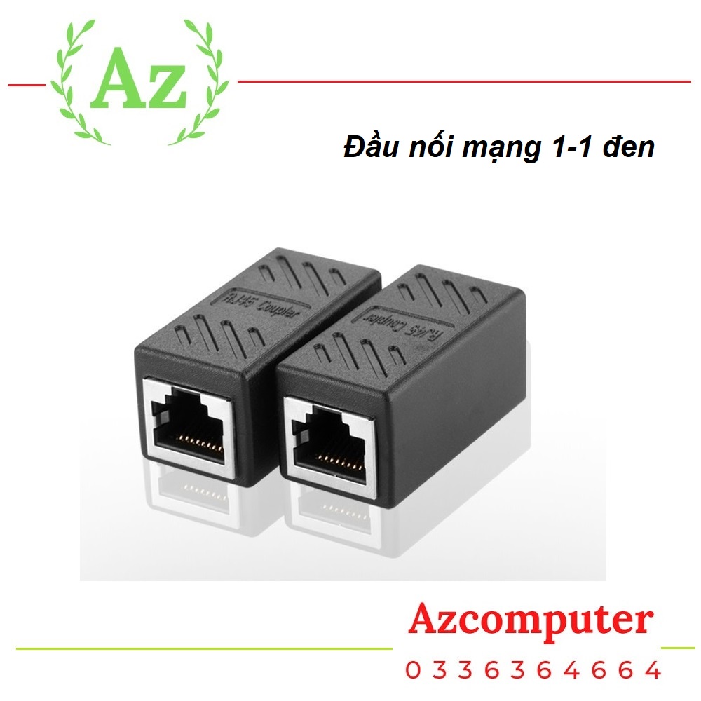 Đầu Nối Dây Mạng Lan Rj45 Female Sang Female Cat6 - Lan Rj45-2- Đầu nối ...