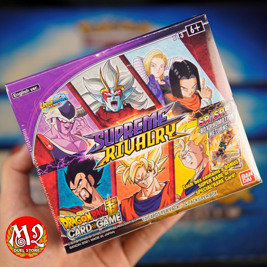 Hp th bi Dragon Ball Super UNISON WARRIOR SERIES 04 - SUPREME RIVALRY  B13 - BOOSTER BOX 24 Packs | Shopee Vit Nam