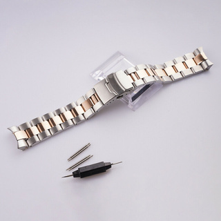 Dây Đeo Đồng Hồ Bằng Thép Mạ Vàng Hồng 22mm Cho seiko skx007 009 316l