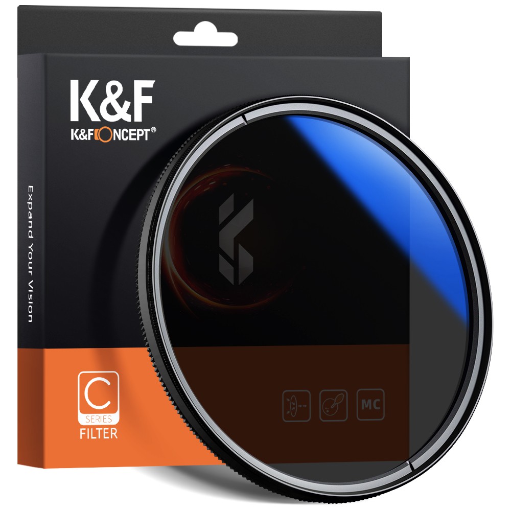K & F Bộ Lọc Kính Phân Cực Tròn Siêu Mỏng Phủ Nhiều Lớp