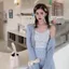 set áo hoa 2 dây kèm áo khoác chân váy caro xanh cực HOT ⚡CÓ CLIP HÌNH THẬT ⚡HÀNG SẴN SACV827