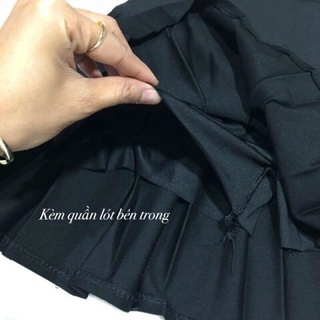 CHÂN VÁY BẦU NGẮN XẾP LY, MẶC CẢ BẦU NHỎ - BẦU TO VÀ SAU SINH