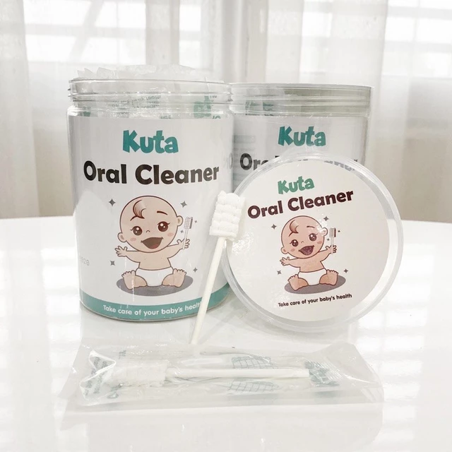 Gạc Rơ Lưỡi Cho Bé-Rơ Lưỡi 30 Que, Dệt Sợi Cotton 100%, Mềm Mại, Kháng Khuẩn,Kháng Nấm Chống Viêm Nướu