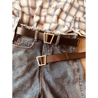 Thắt lưng nam nữ luồng dây nịt lưng không cần đục lỗ tiện lợi bản dây 3cm phong cách Hàn Quốc
