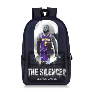 YT2 NBA LeBron James Nam Ba Lô Học Sinh Túi Los Angeles Lakers Máy Tính Ngoài Trời Túi Du Lịch Dung Tích Lớn TY